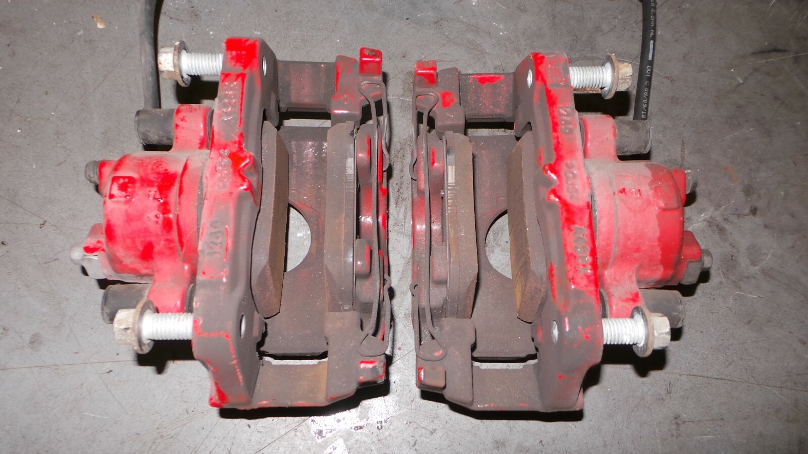 Ford Focus Brake Caliper PAIR FRONT 2019 Onwards MK4 PAINTED RED