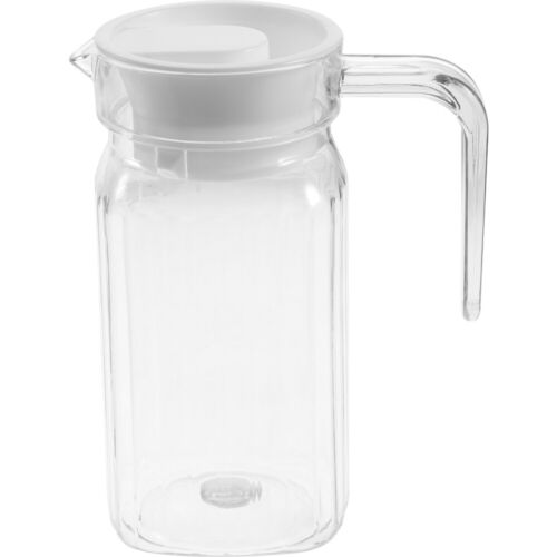 Plastic Tea Kettles Water Pot Tea Pitcher with Lid Hot Cold Tea Clear - Picture 1 of 10