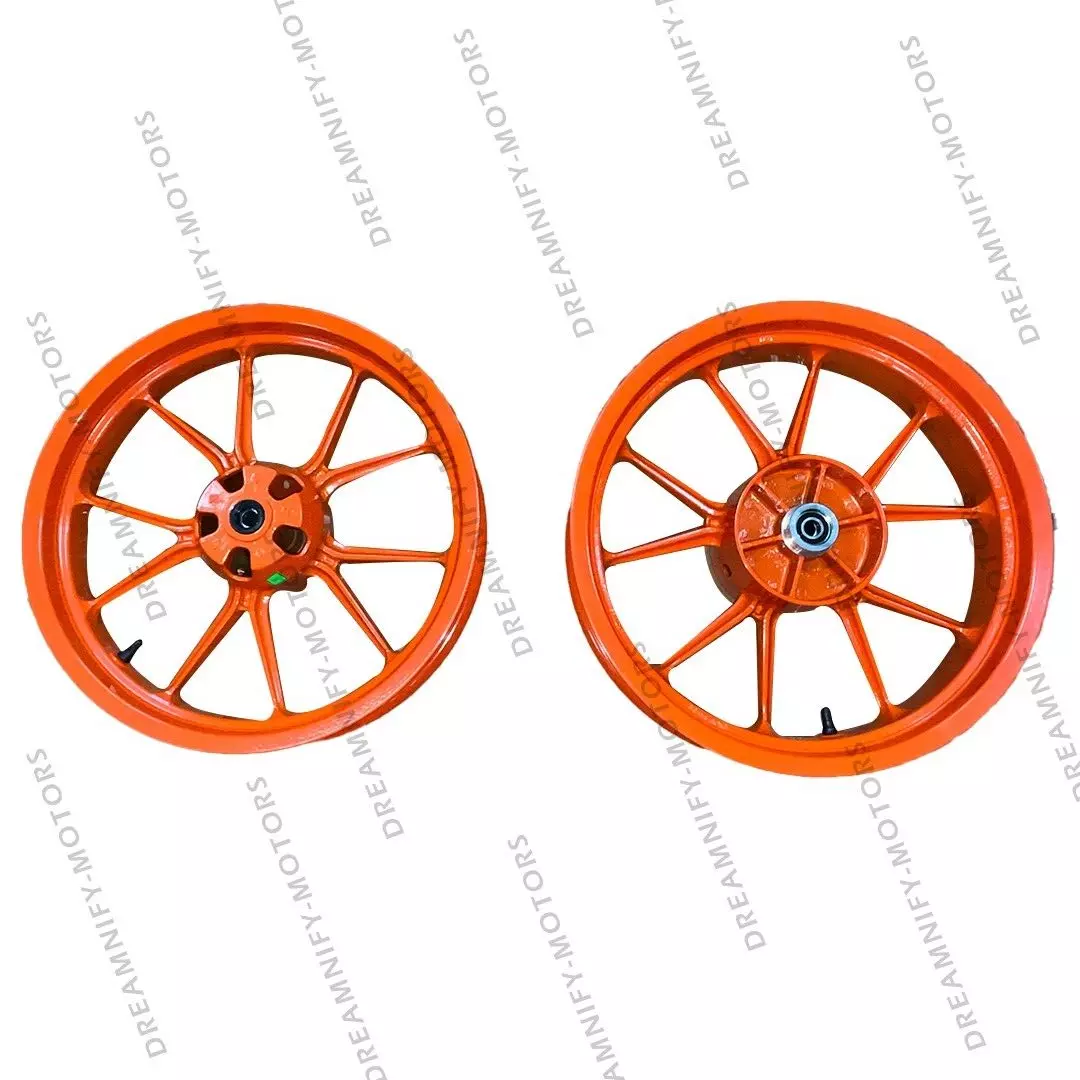 Ktm duke 200 orange alloy hotsell wheel price