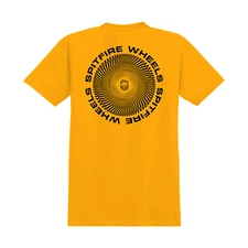 Spitfire Wheels Shirt Classic Vortex Gold/Black