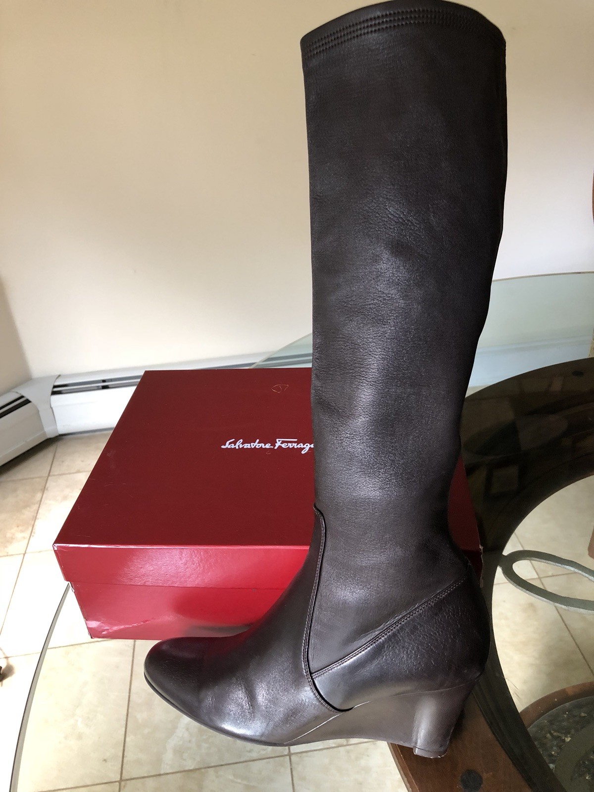 Ferragamo botas Marrón, Marrón, Marrón, Talla 8C 4086c0 Ferragamo botas Marrón, Marrón, Marrón, Talla 8C 4086c0