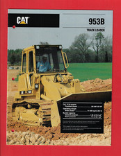 CATERPILLAR CAT 953B TRACK LOADER 16 PAGE BROCHURE 10/92