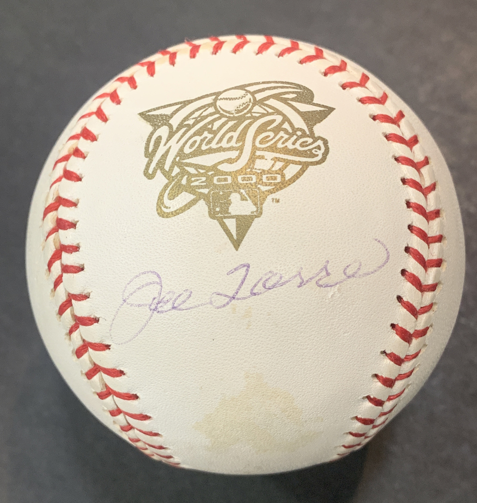 Joe Torre Yankees Signed 2000 Official World Series Baseball Steiner Hof Auto - Picture 3 of 9