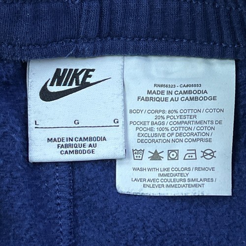 Nike Sportswear Boys Club Fleece Sweatpants Blue Joggers Drawstring CI2911 - Picture 3 of 12