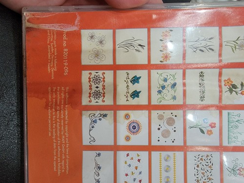 Flowers Embroidery Flowers Designs creative Card #309 for Pfaff 2140 - Picture 4 of 7