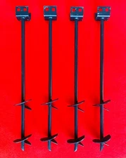 Mobile Home Parts Anchors Tie Downs. One 4 Pack of Augers 30" 