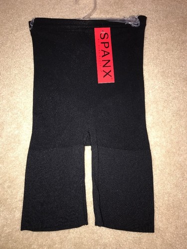 NEU MIT ETIKETT SPANX UNTERZIE-TECTABLE 907A HOHE TAILLE MID-THIGH CONTROL SLIP SCHWARZ MED - Bild 1 von 12