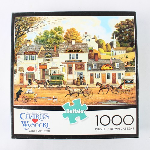 Lot of 2 Buffalo Charles Wysocki 1000 Piece Landscape Jigsaw Puzzles and Posters - Picture 5 of 5