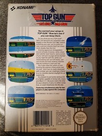 top gun the second mission nintendo nes en boite sans notice PAL A UKV 🇬🇧