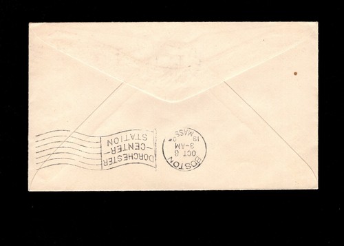 Deerfoot Farm Dairy Boston Ovate #4 Flag 1905 2c Washington Embossed Cover 3f - Picture 3 of 3