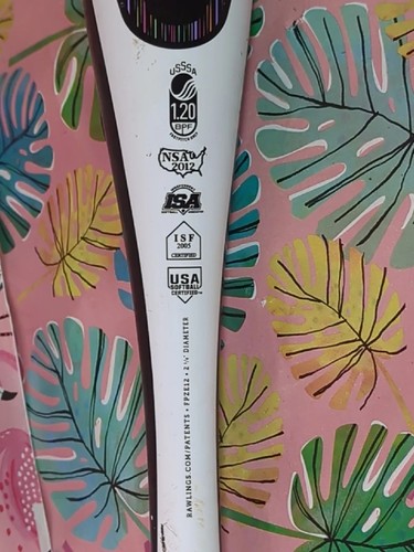 Rawlings Eclipse -12 Fastpitch FPZE12 Softball Bat ~ 27" ~ 16 oz. ~ 2.25" DIA - Picture 8 of 15