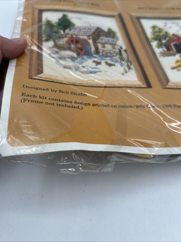Vintage Lot 7 Cross Stitch & Crewel Kit Lot - Dimensions, Creative Circle - Bild 20 von 24