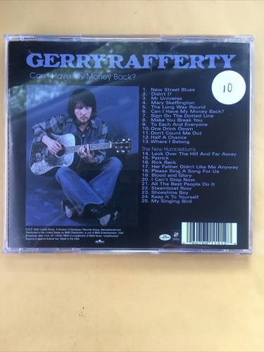 GERRY RAFFERTY - Can I Have My Money Back? (US CD, 2002) In Mint Cond.. - Imagen 8 de 8