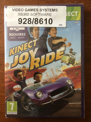Kinect Joy Ride Spiel Xbox 360 Sealed Brandneu RAR