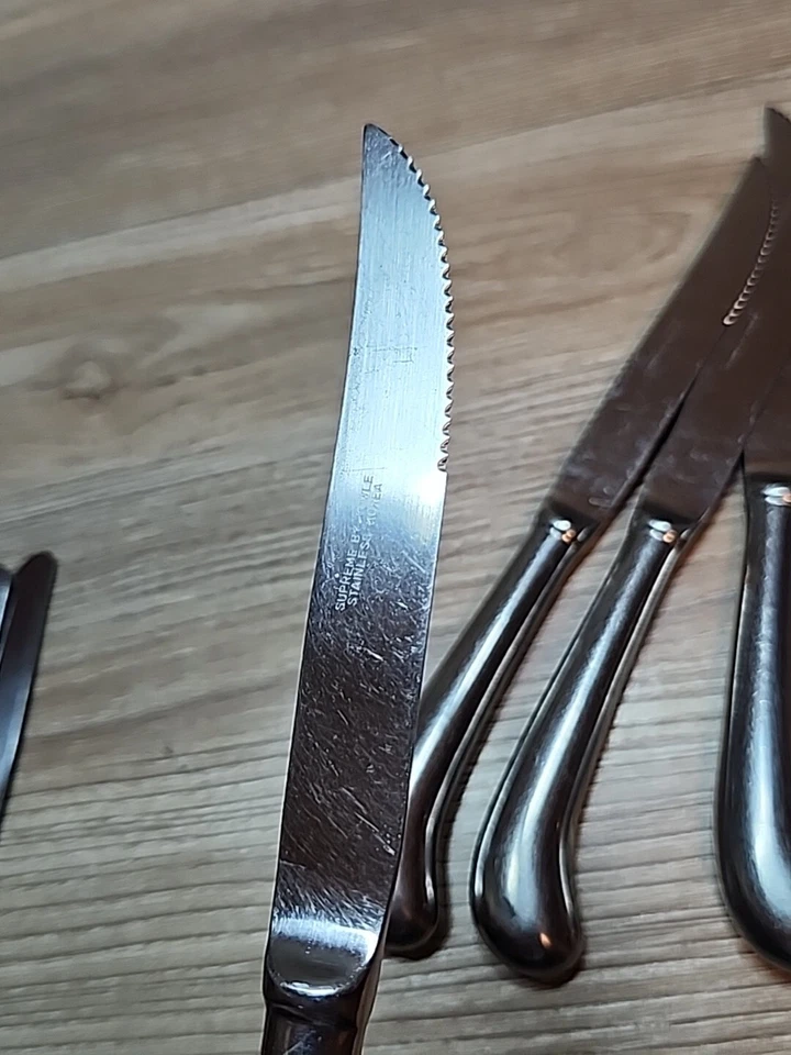 Supreme by Towle 不锈钢韩国 ASHLEY 4 手枪手柄牛排刀 9 英寸刀 — 第 4/4 张图片