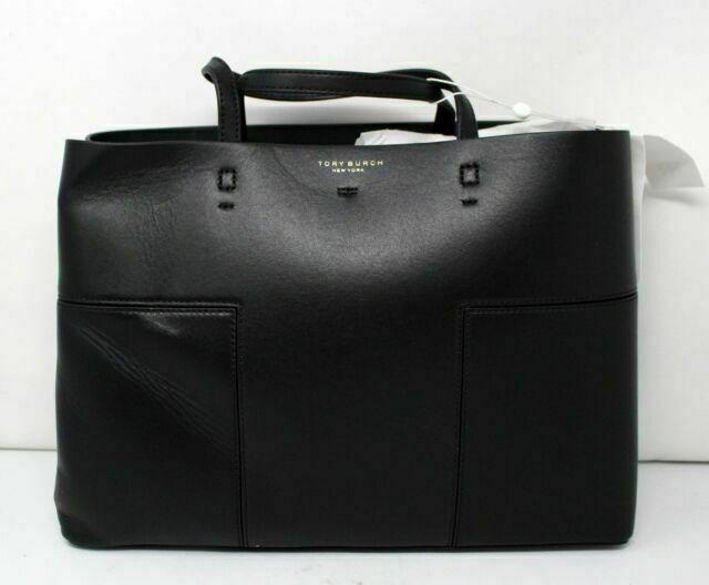 Tory Burch Block-T Tote - Black for sale online | eBay Tory Burch Block-T Tote - Black for sale online | eBay