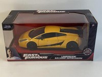 Fast & Furious Lamborghini Gallardo Superleggera 1:24 Jada 3067 Metallauto Gelb