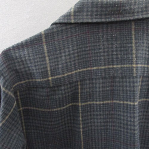 Camisa Backpacker Para Hombres Abotonada Talla M Azul Franela a Cuadros Cabaña Acrílico - Imagen 4 de 11