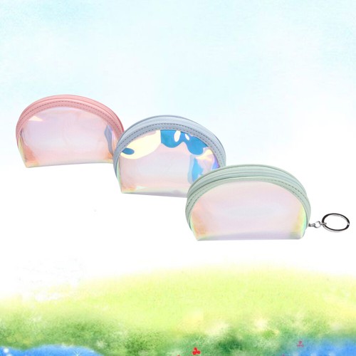 3 PCS Coin Wallet Storage Bag Women's Cash for Notes Handbag Makeup - Bild 9 von 11