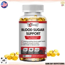 Blood Sugar Support-Glucose Control and Blood Regulator Immune Function 60 Caps