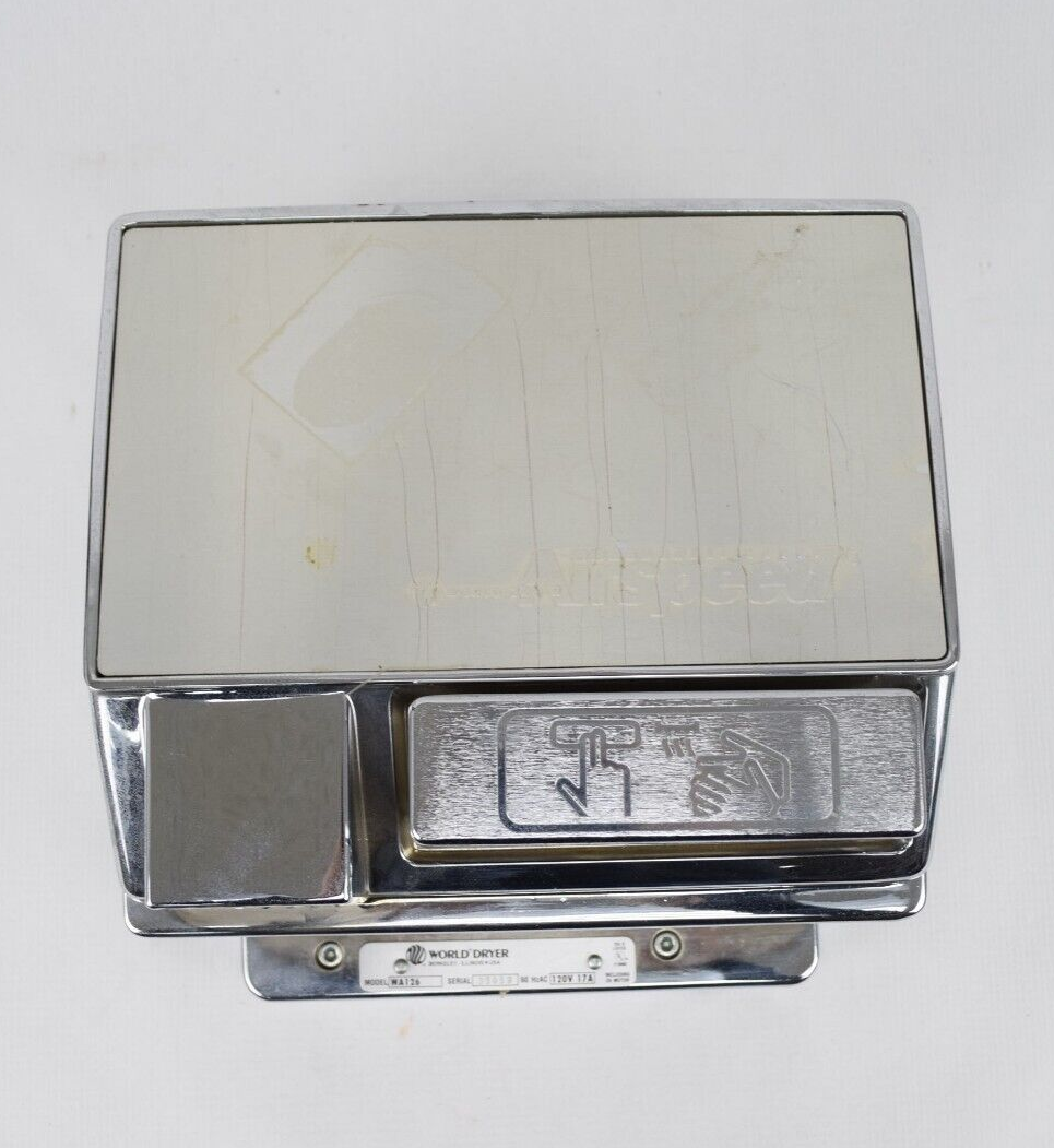 World Dryer WA126 Airspeed 120V Electric Push Button Hand Dryer eBay