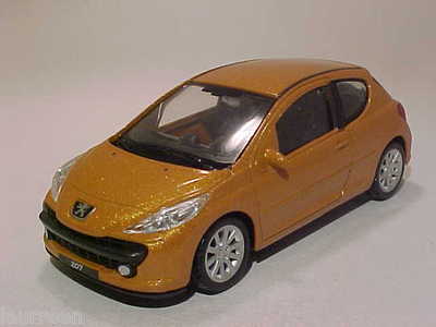 peugeot 207 toy car