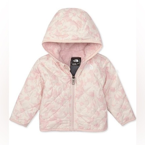 NWT The North Face Baby Girls Reversible Shady Glade Hooded Jacket 3-6 months