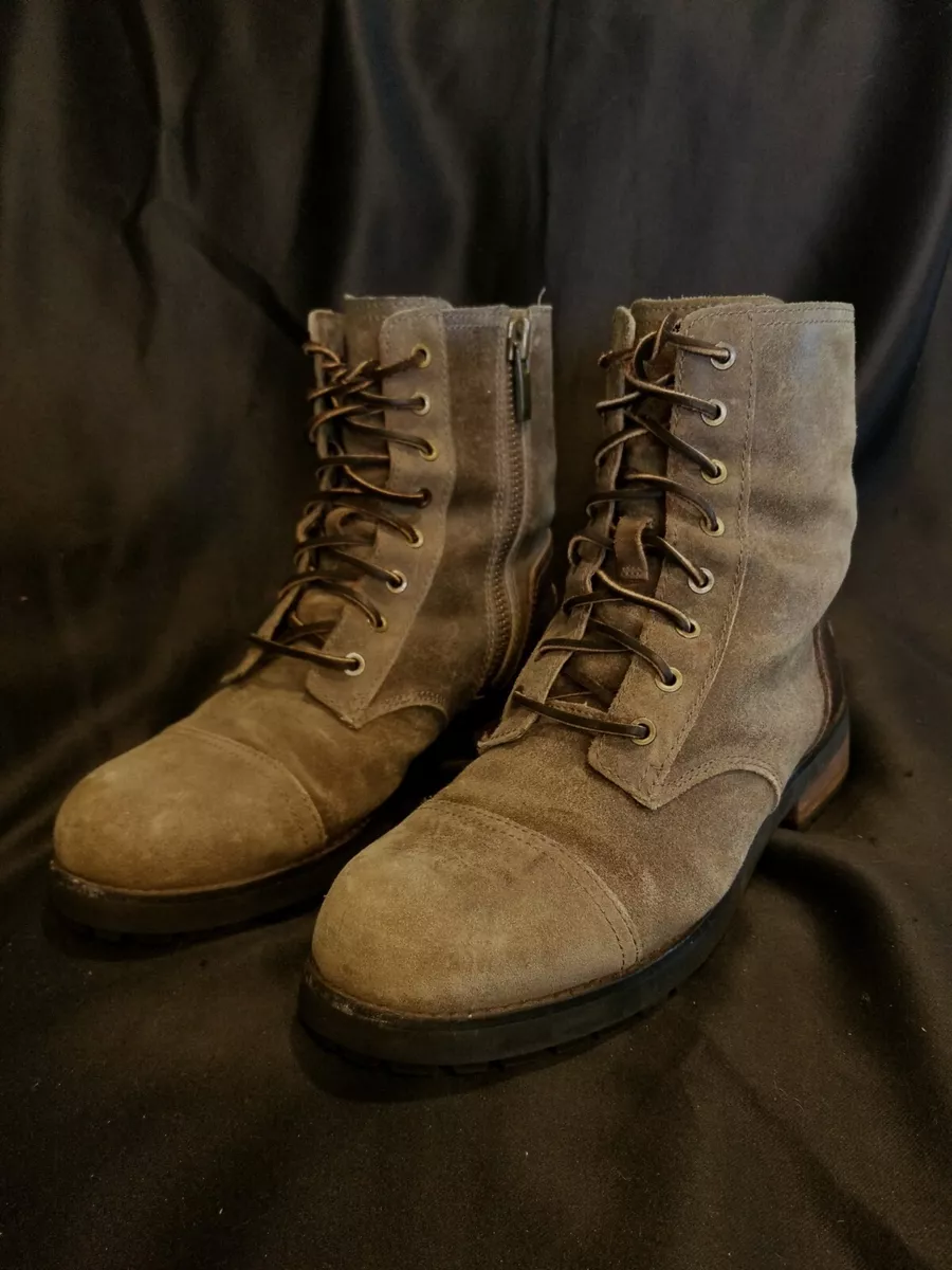 UGG W Kilmer II Dove Grey Shearling Lined Boots US 8 Women s Zip