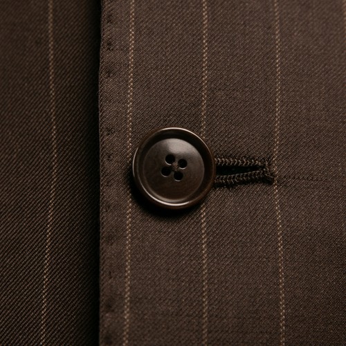 NWOT $3650 PATRICK HELLMANN by ATTOLINI Pure Wool Striped Suit Brown 44US/54IT - Picture 15 of 22
