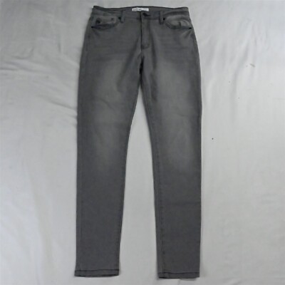 KanCan 11 / 29 Mid Rise Skinny Gray Stretch Denim Womens Jeans