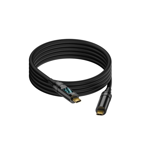 Digital display Type C TO USB C Charging charger Cable 100W 20V 5A 8K 20Gbps - Picture 17 of 27