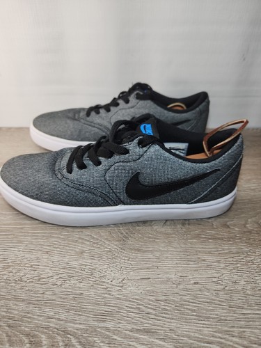 NIKE SB Check Solarsoft Canvas Mens Size 8.5 Gray Skateboarding Shoes 843896-004 - Picture 1 of 6