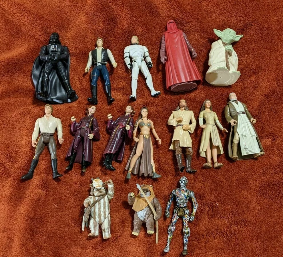 Star Wars 1990s Kenner Action Figures Lot Of 14 Figures | eBay