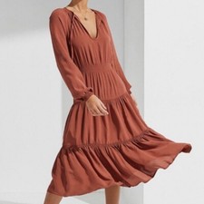 Urban Outfitters Prairie Tiered Maxi Boho Dress Women’s Size XS