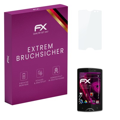 atFoliX Glasfolie für Sony-Ericsson Xperia mini pro Panzerfolie 9H Schutzpanzer