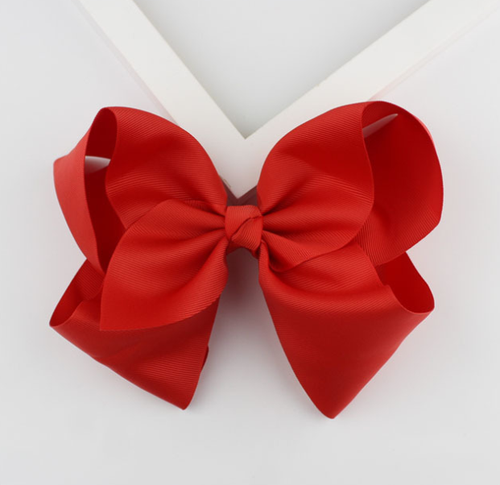 8 Inch Extra Large Grosgrain Knot Hair Bow With Clip for Girls HB001 - Picture 17 of 23