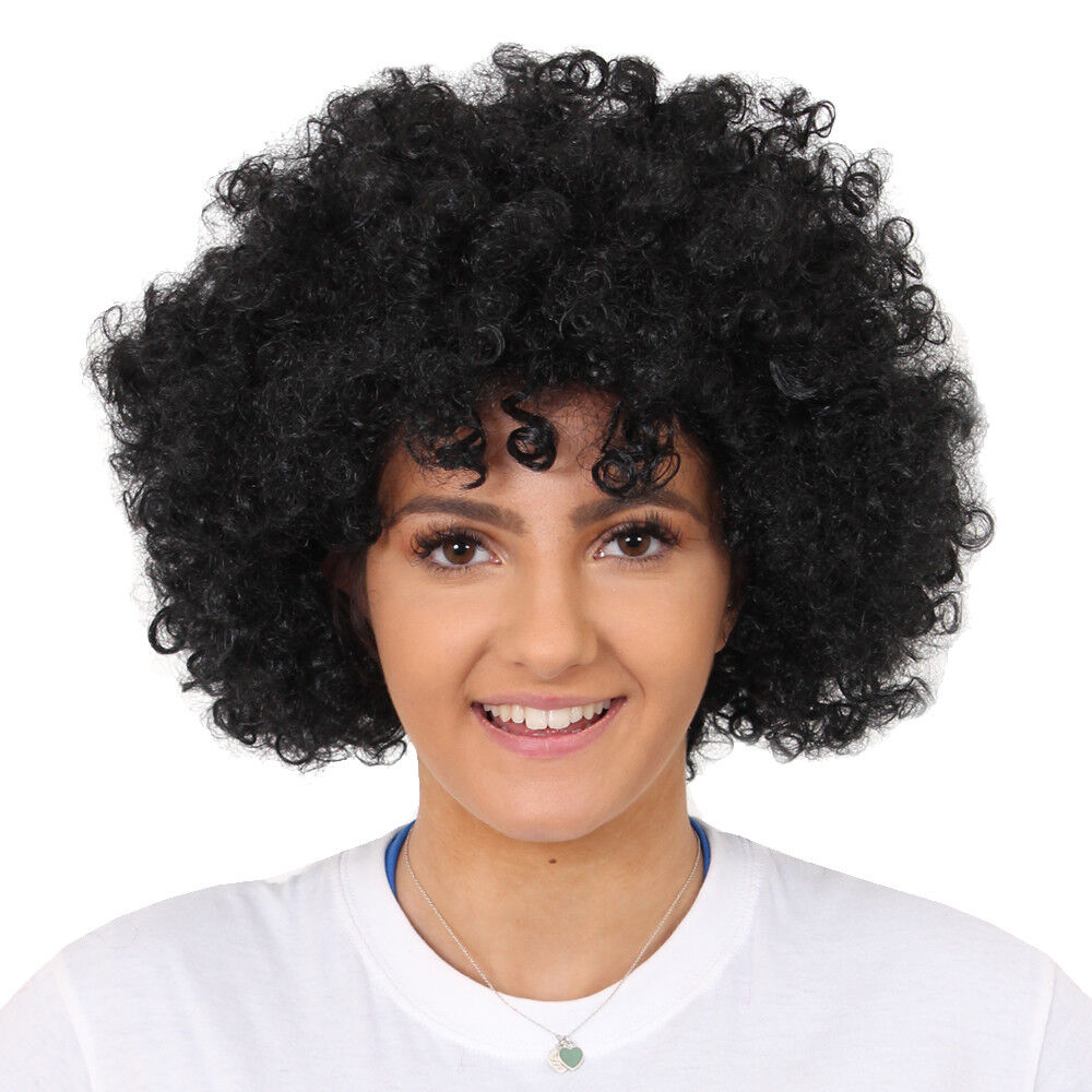 Hippy Party Wig Adult Black Hippy Party Wig Adult Black