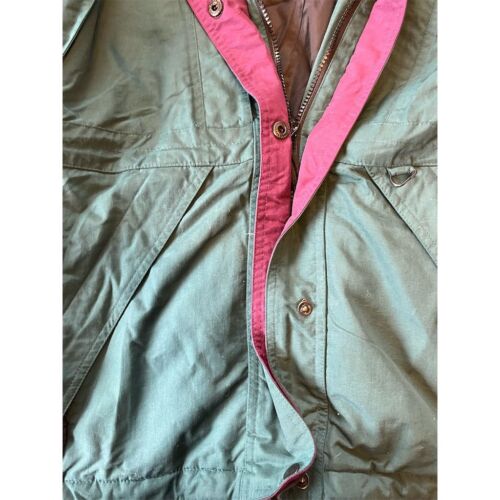 Precision Mountaineering Vintage Men's M Green & Black Insulated Winter Coat - Picture 9 of 11