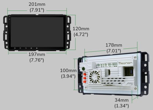 For Chevy Silverado 2500HD 2007-2013 Android 13 8-Core Car Stereo Radio CarPlay - Picture 8 of 35