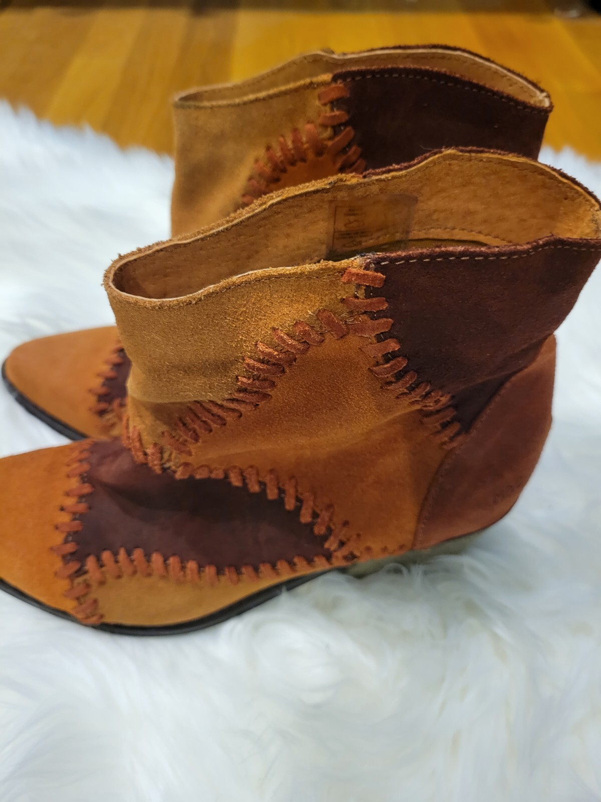 MUSSE AND CLOUD SUEDE PATCHWORK JAEDA WESTERN BOO… - image 4