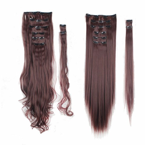 US New Opening Low Price 8PC/Set Clip in Hair Extensions Natural As Human #ZY - Picture 15 of 38