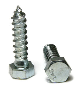 5//16-9 x 1-1//2 Qty-250 Hex Lag Screws Zinc Plated Steel