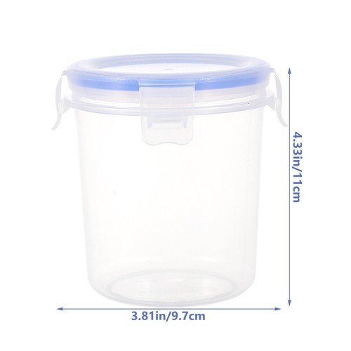 4 Pcs Fresh Bucket Storage Container with Lids Kitchen Canisters Airtight - Picture 9 of 12