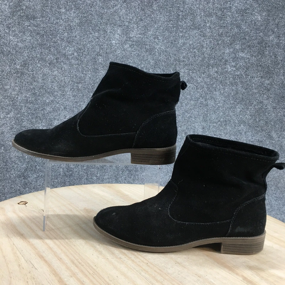 Mia Botas Mujer 8.5 M Exhibitt Botines NM947 Cuero Negro Informal Cómodo Foto 2 de 4