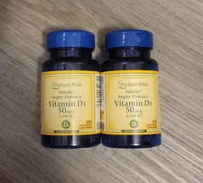 Vitamin D3 200 Softgels D-3 Potency 2000 IU 50mcg Bone & Immune Health