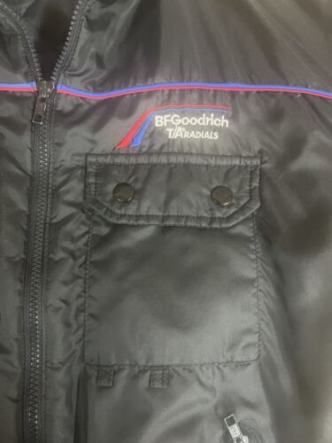 Chaqueta acolchada BF Goodrich T/A Radiales BFG negra L retro de carreras de colección de los años 80 - Imagen 3 de 16