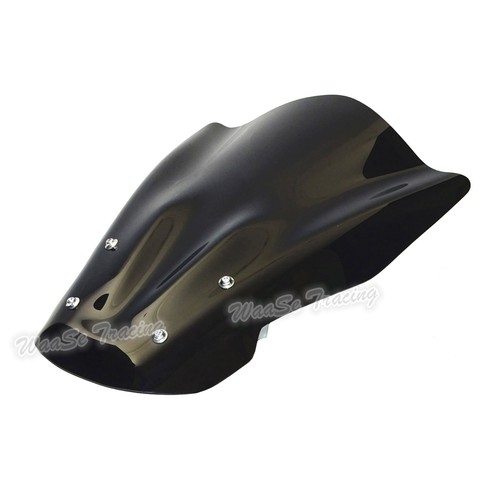 Dark Smoke Windscreen Windshield Fly Screen Shield For YAMAHA MT-07 FZ-07 13-17 - Picture 1 of 6