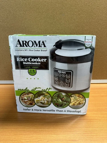 Aroma Housewares ARC-914SBD 2-8-Cups Cooked Digital Rice Grain Cooker SEALED