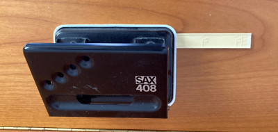 SAX 408, schwarzer Locher, mit kleiner Anschlagschiene, gebrauchter Artikel