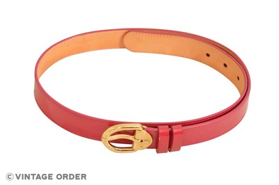 Louis Vuitton Vernis Framboise Ceinture Classic Belt M6934 - YG00942 | eBay